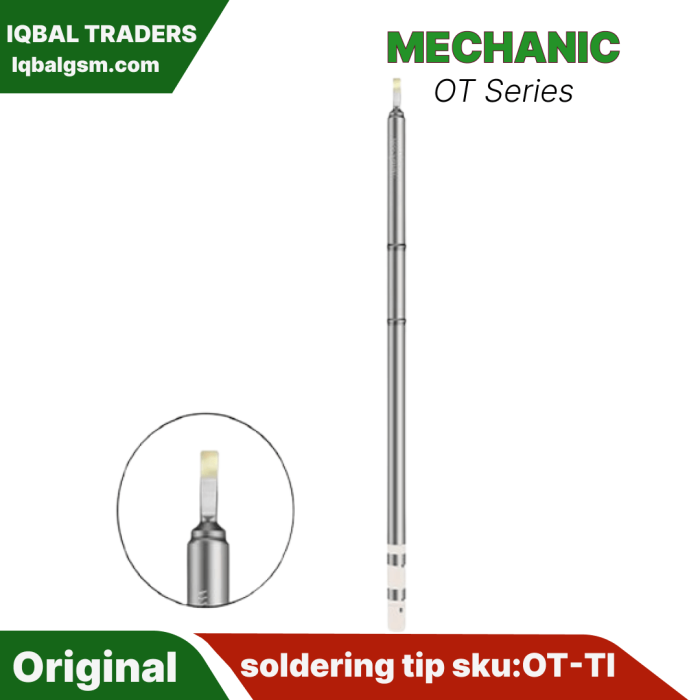 MECHANIC OT Series soldering tip sku:OT-TI