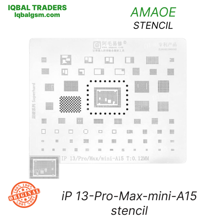 iP 13-Pro-Max-mini-A15 stencil