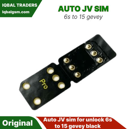 Auto JV sim for unlock 6s to 15 gevey black