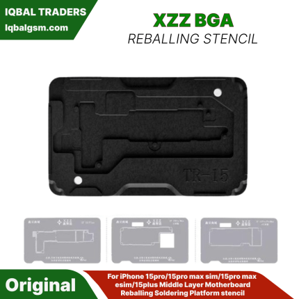 XZZ-BGA Reballing Stencil For iPhone 15pro/15pro max sim/15pro max esim/15plus Middle Layer Motherboard Reballing Soldering Platform stencil