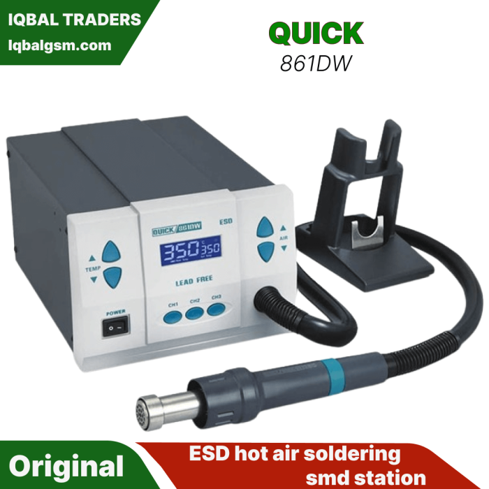 Quick 861DW ESD hot air soldering smd station