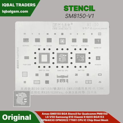 SM8150-V1 stencil