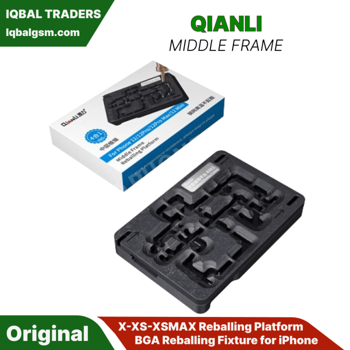 QianLi Middle Frame X-XS-XSMAX Reballing Platform BGA Reballing Fixture for iPhone