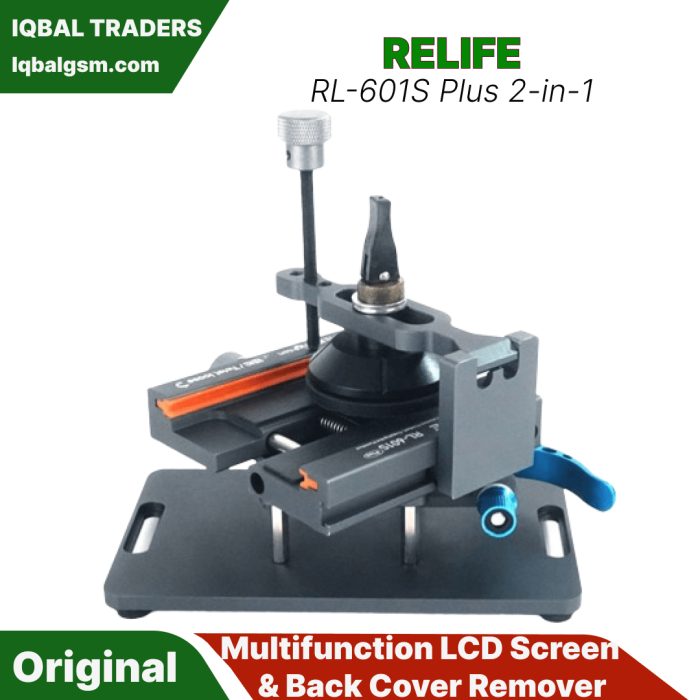 Relife RL-601S Plus 2-in-1 Multifunction LCD Screen & Back Cover Remover