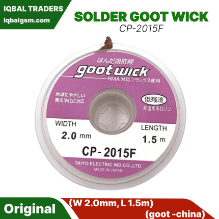 Solder Wick CP-2015f (W 2.0mm, L 1.5m) (goot -china)