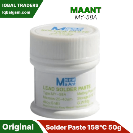 MAANT MY-58A Solder Paste 158°C 50g