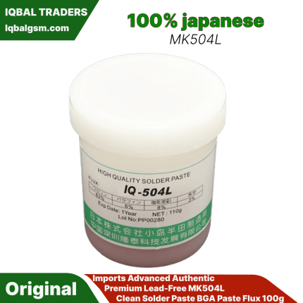 100% Original Japanese Imports Advanced Authentic Premium Lead-Free MK504L Clean Solder Paste BGA Paste Flux 100g