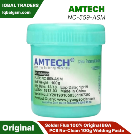 AMTECH NC-559-ASM Solder Flux 100% Original BGA PCB No-Clean 100g Welding Paste