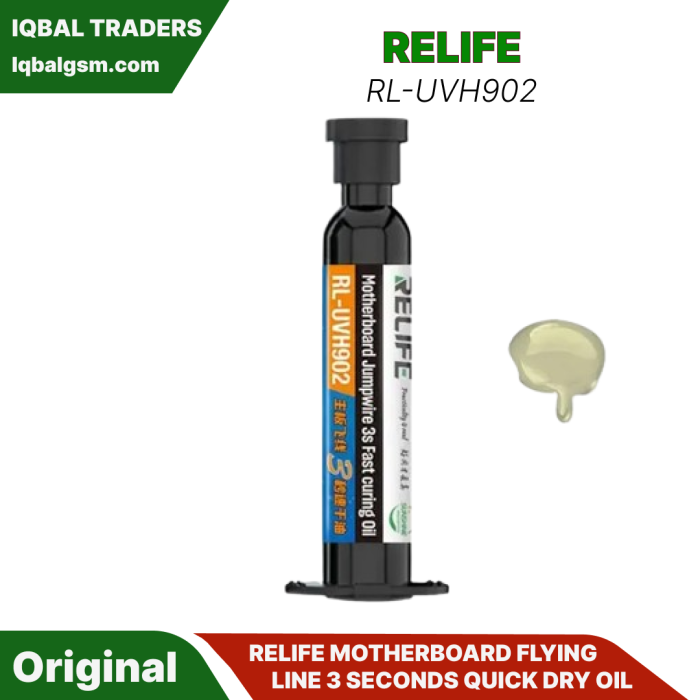 RELIFE MOTHERBOARD FLYING LINE 3 SECONDS QUICK DRY OIL RL-UVH902