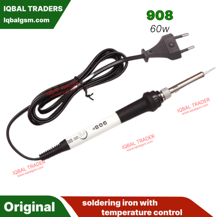908 60W Soldering Iron With Temperature Control