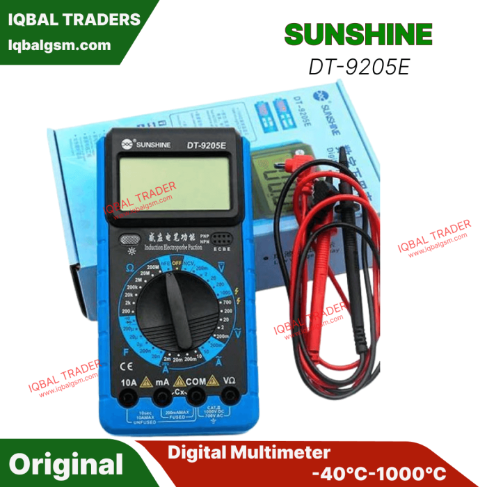 DT-9205E SUNSHINE Digital Multimeter