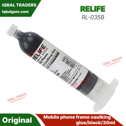 RELIFE RL-035B Mobile phone frame caulking glue/black/30ml
