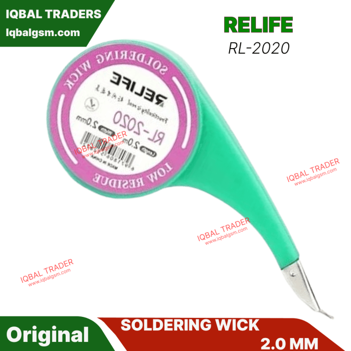 RELIFE RL-2020 SOLDERING WICK 2.0 MM