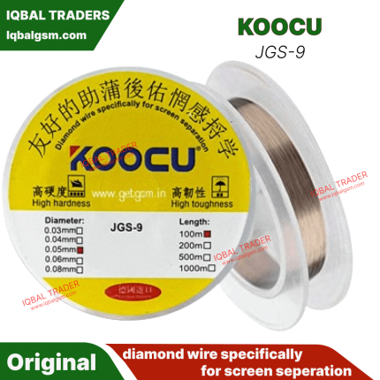koocu jgs-9 diamond wire specifically for screen seperation