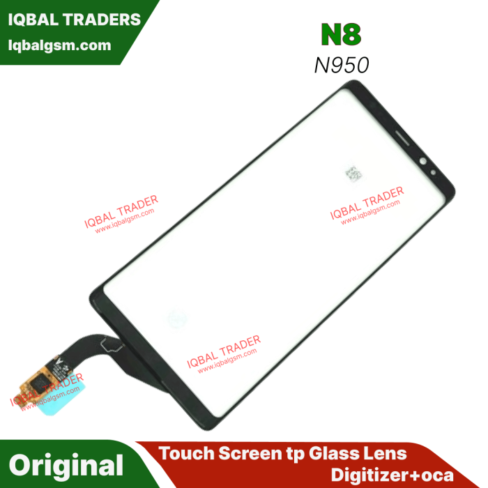 Original Touch Screen tp Glass Lens Digitizer+oca For SAMSUNG Galaxy Note 8 n950 touch screen digitizer