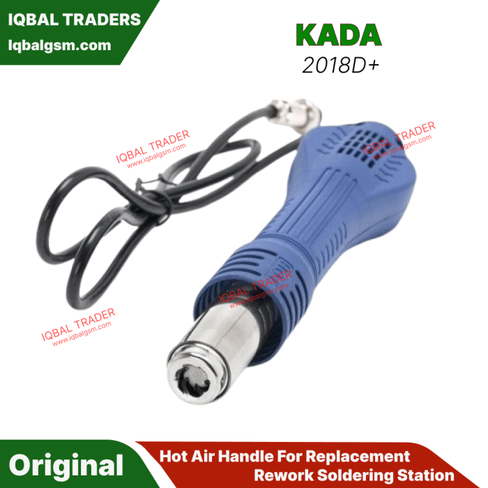 Kada 2018D+ Hot Air Handle For Replacement Rework Soldering Station