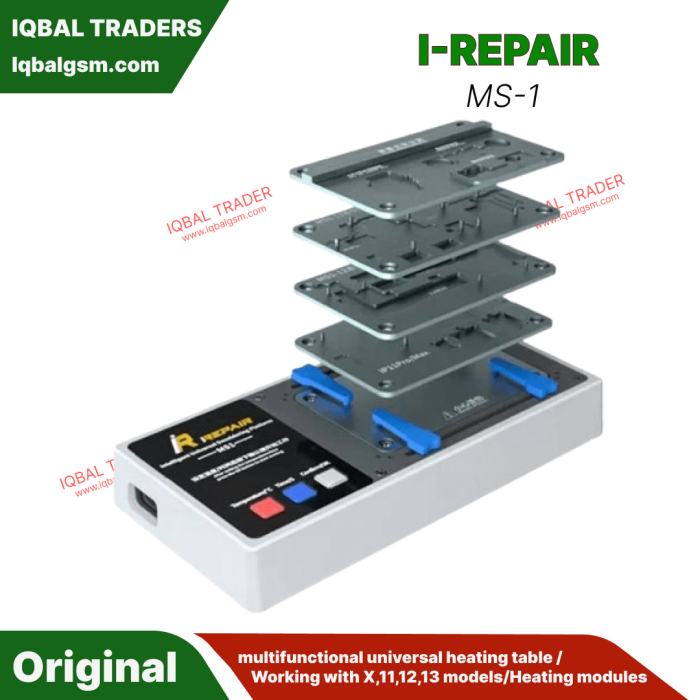 iRepair MS1 multifunctional universal heating table /Working with X,11,12,13 models/Heating modules