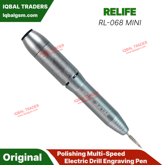 Relife RL-068 Mini Polishing Multi-Speed Electric Drill Engraving Pen