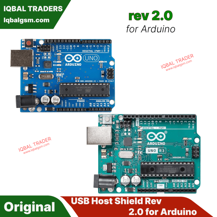 USB Host Shield Rev 2.0 for Arduino