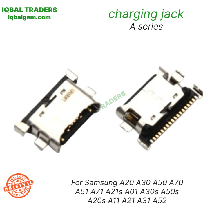 USB Charger Jack Connector Charging Port For Samsung A20 A30 A50 A70 A51 A71 A21s A01 A30s A50s A20s A11 A21 A31 A52