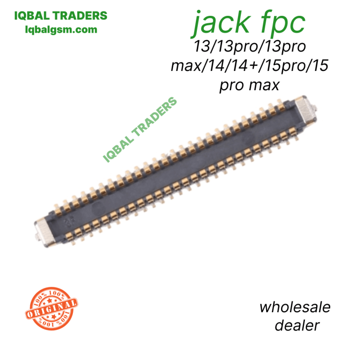 lcd fpc jack connector iphone 13/13pro/13pro max/14/14+/15pro/15pro max