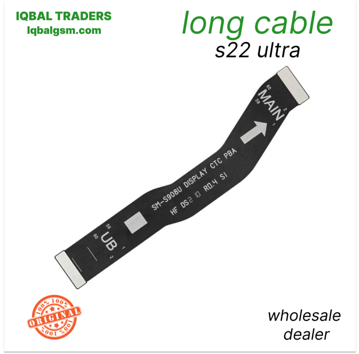 long cable for lcd s22 ultra