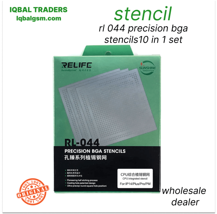 rl 044 precision bga stencils10 in 1 set