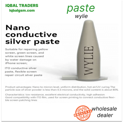 WYLIE Nano Conductive Silver Paste Used for Repairing Yellow Green White Screen Circuits Caused Water Ingress on iPhone Screen