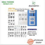 JTX T4 Universal Chips Glue Removal Platform Set with 3D stencils supported 76 models for Iphone Samsung EMMC RAM