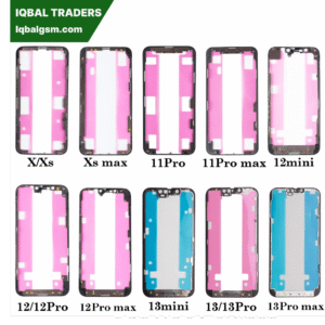 new-lcd-front-middle-frame-bezel-with-adhesive-tape-for-iphone-x-xs-xr-max-11-12-13-14-pro-max-mini